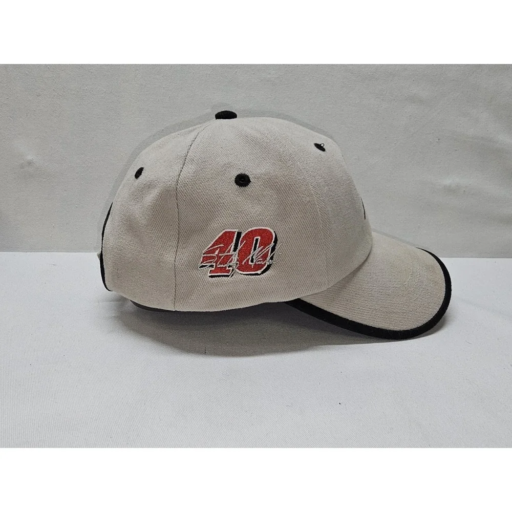 Vintage Coors Light Sterling Marlin 40 Hat NASCAR Racing Team Falcon Cap Tan